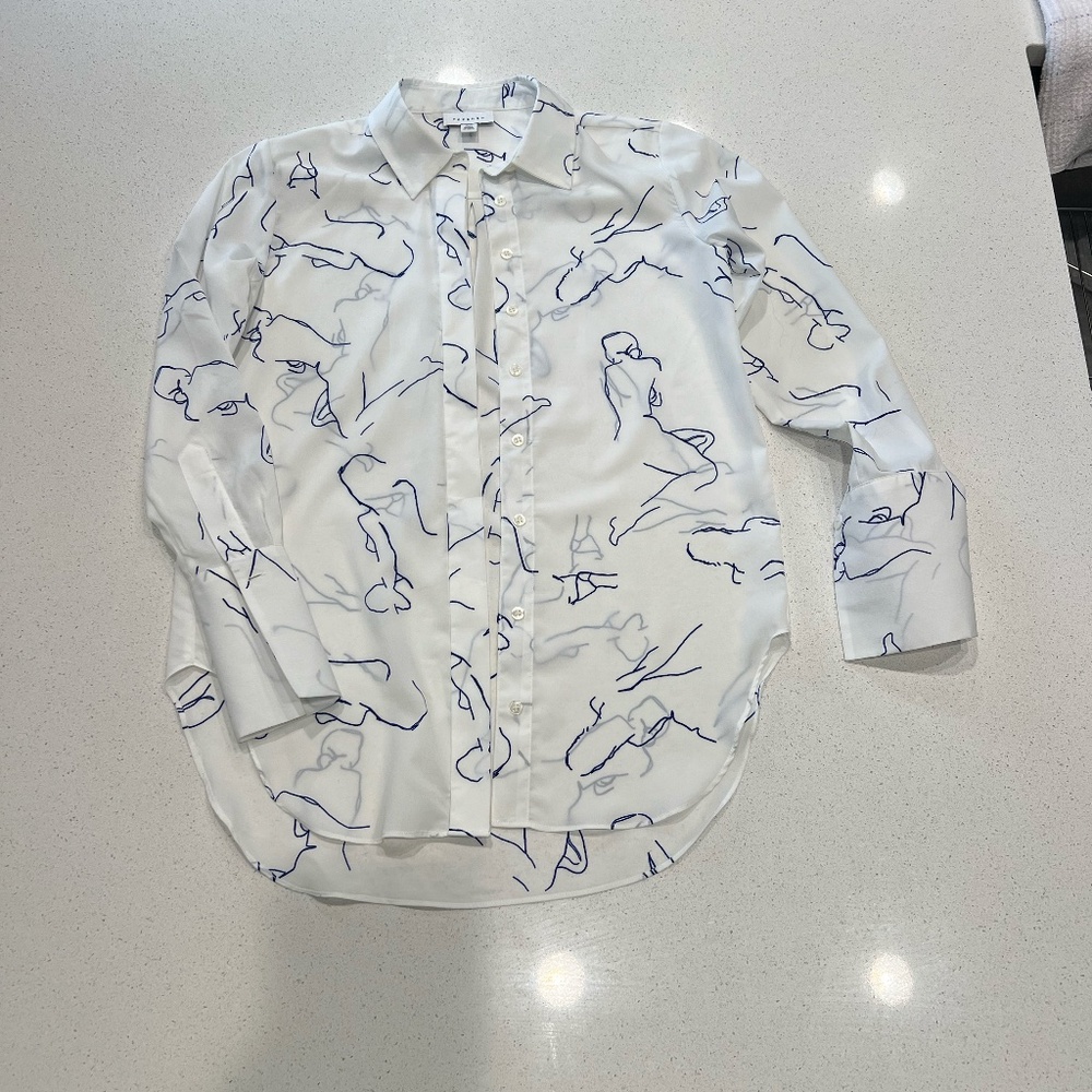 TopShop size 2 women's modern blouse
